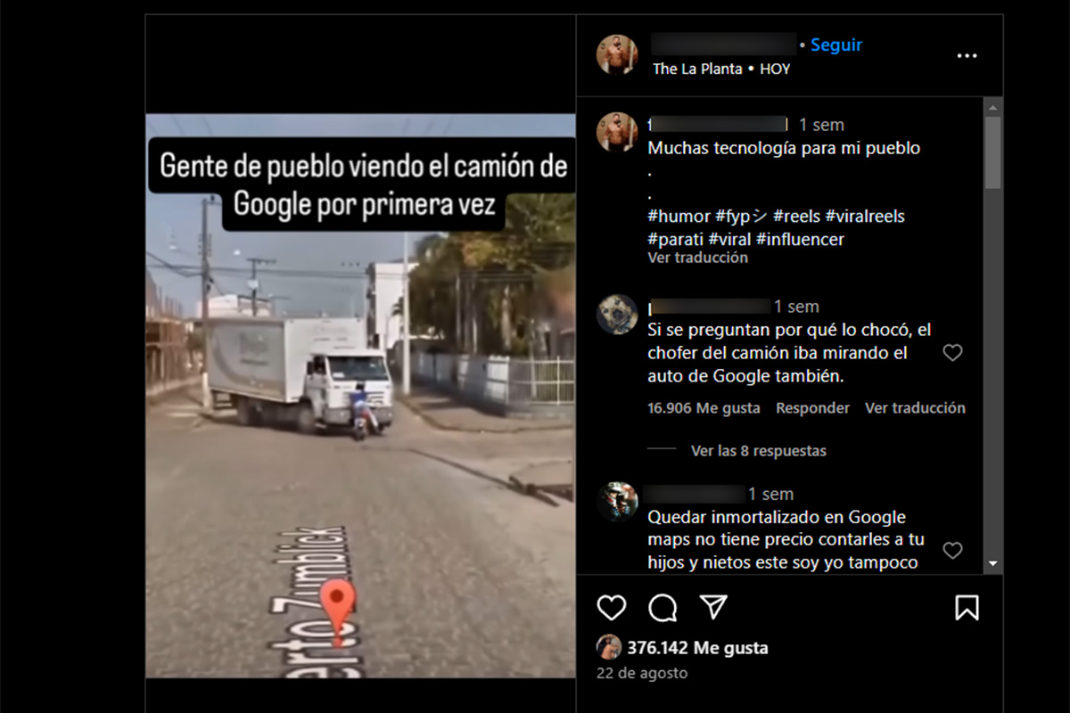 Las fotos y vídeos más divertidos captados por Street View en Google Maps: cuando la curiosidad choca