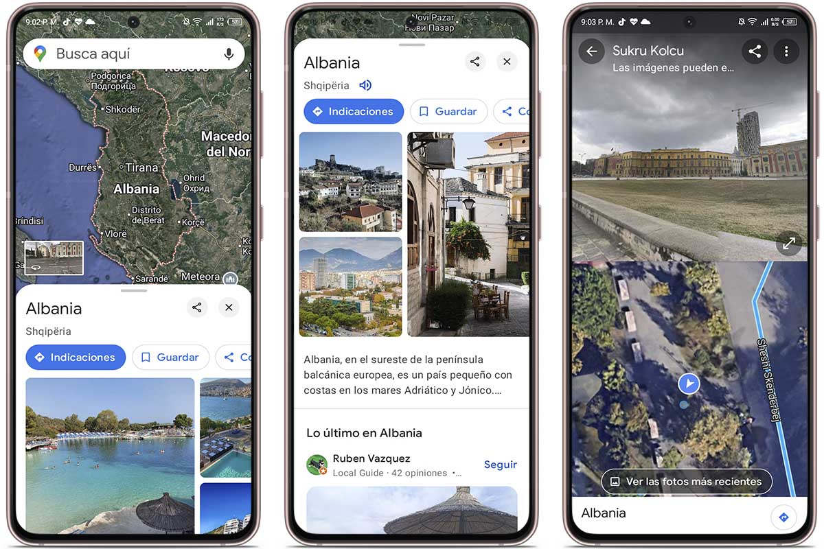 Las mejores aplicaciones para viajar por Albania 3 Las mejores aplicaciones para viajar por Albania: Google Maps