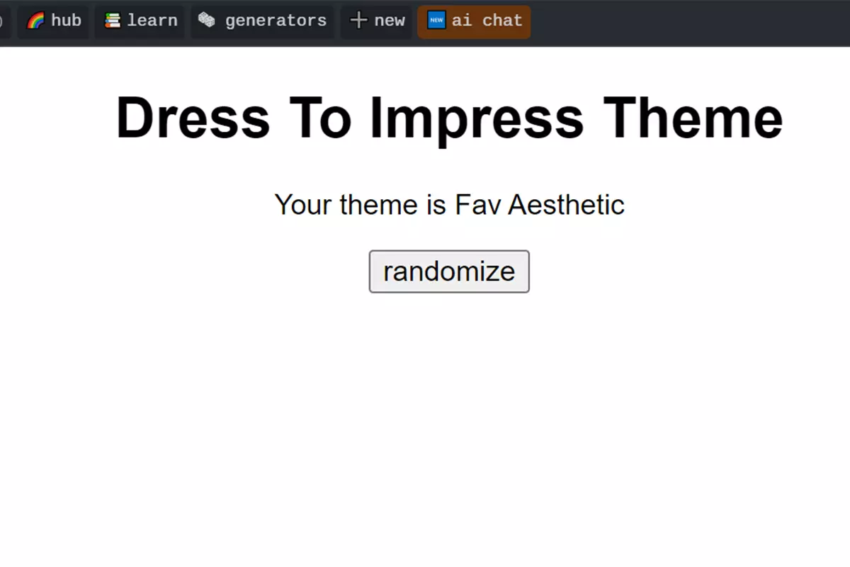 Dress to Impress Themes generator: desarrolla tu creatividad con estas  herramientas del juego de Roblox
