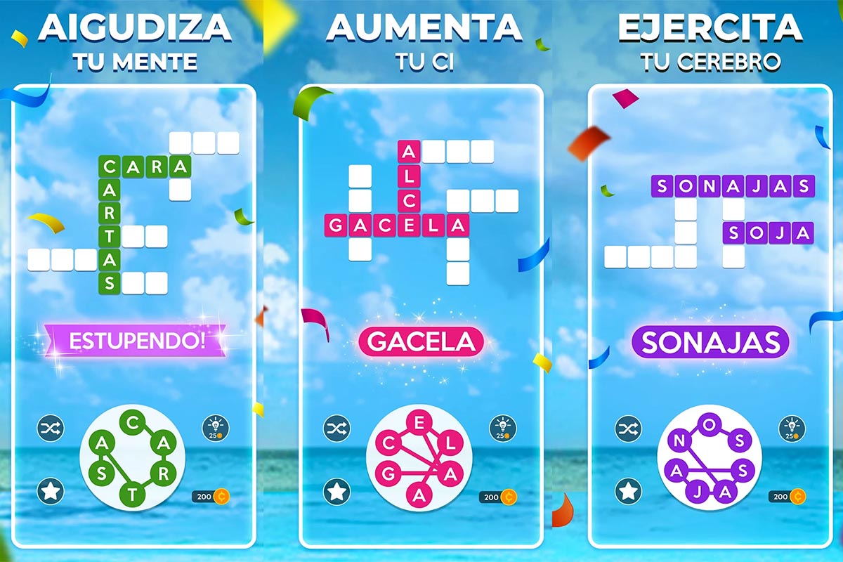 Mejores juegos de móvil para mayores: Wordscapes