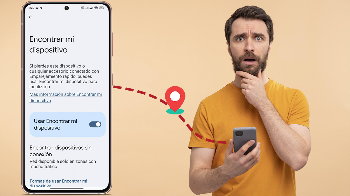Qué significa la notificación de que la red de Encontrar mi dispositivo está disponible