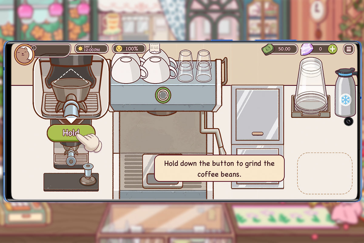 Abre Good Coffee, Great Coffee y comienza a jugar