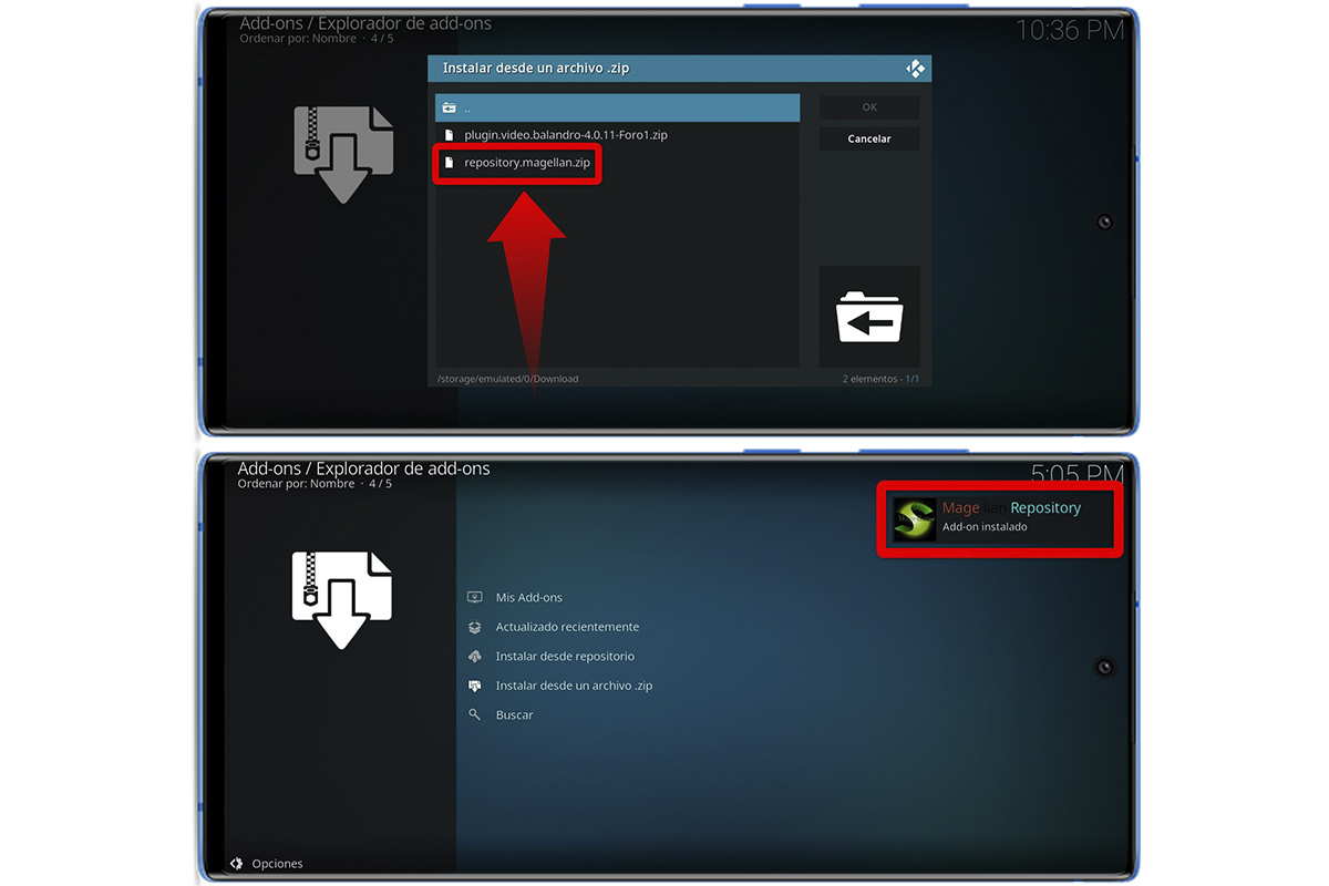 Toca el archivo repository.magellan.zip