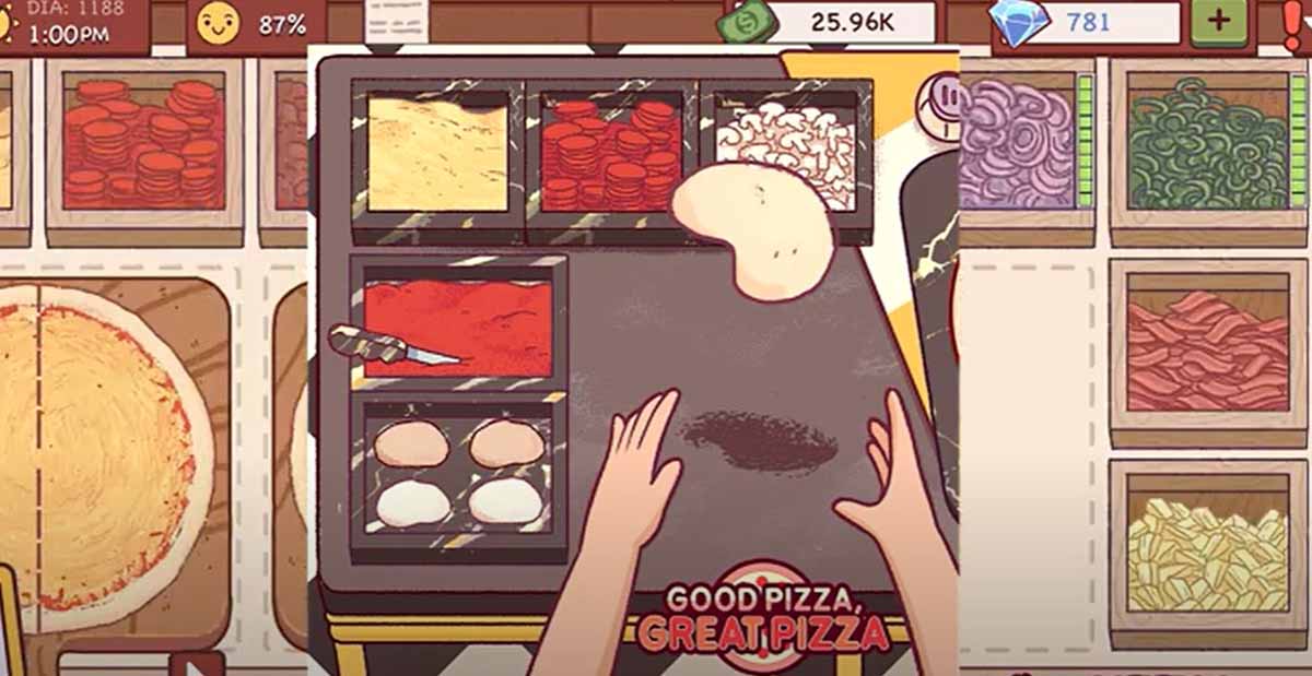 decoracion marmol negro buena pizza gran pizza