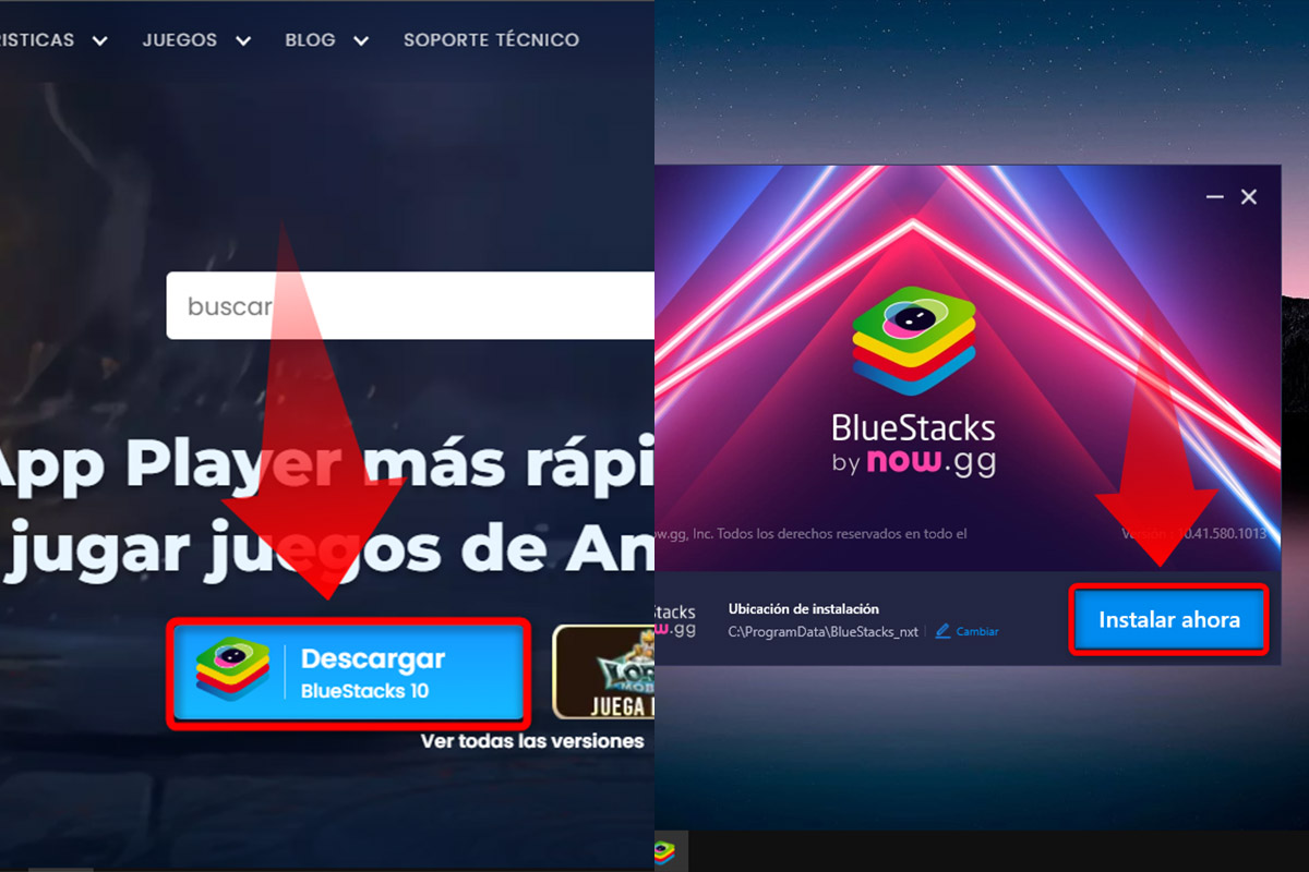 Descarga un emulador para Android