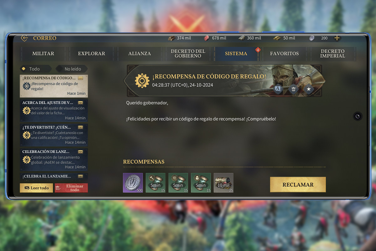 Códigos de canje activos de Age of Empires Mobile