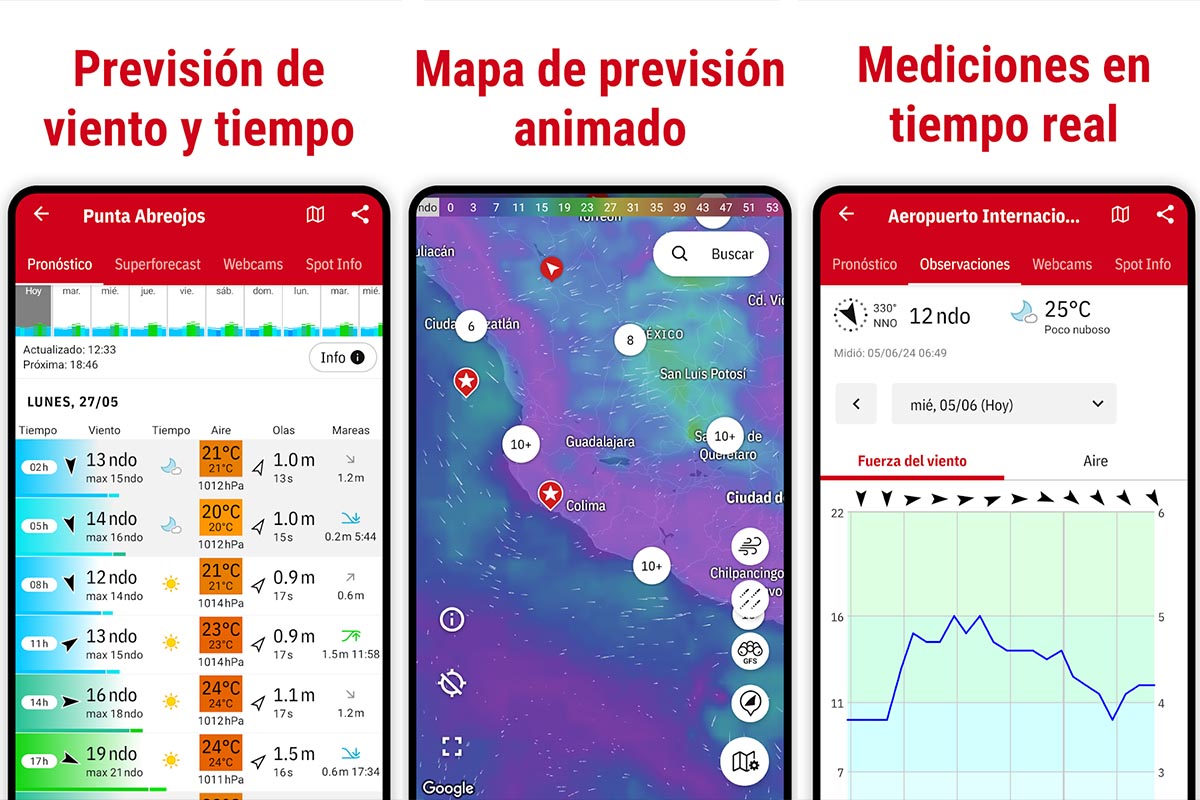Windfinder: Viento y clima