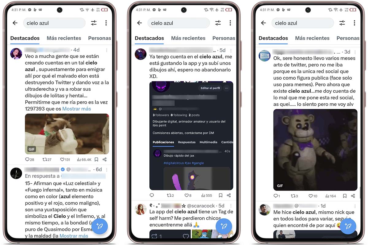 Por qué la gente está yéndose de Twitter a Cielo Azul