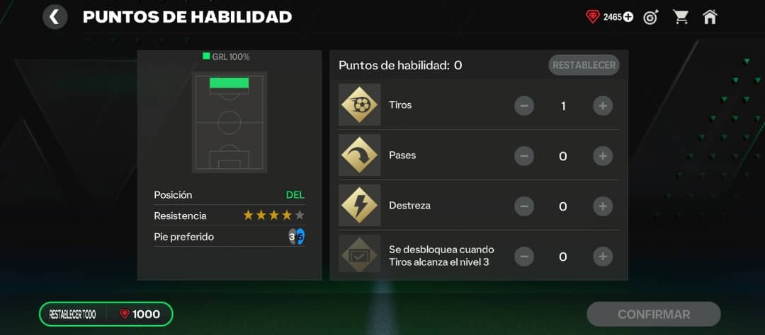 puntos habilidad fc mobile
