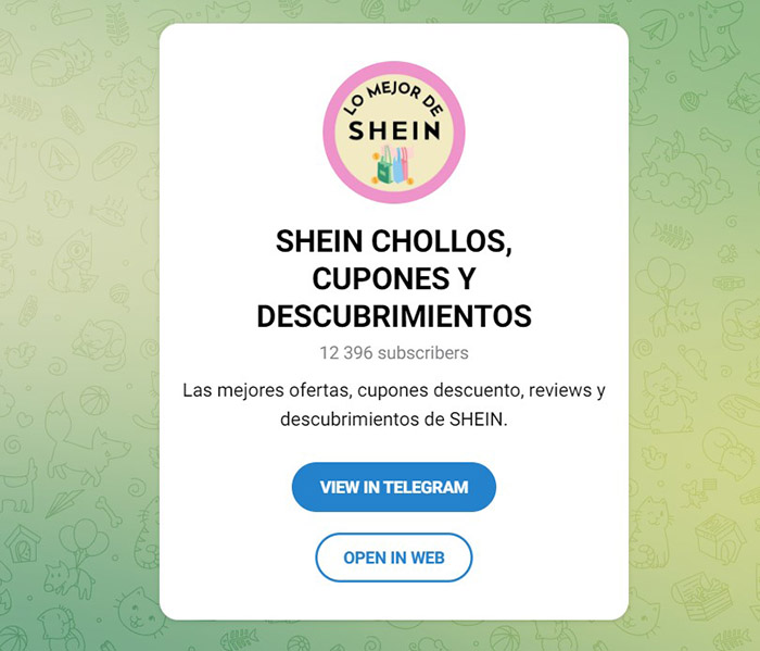 shein chollos cupones
