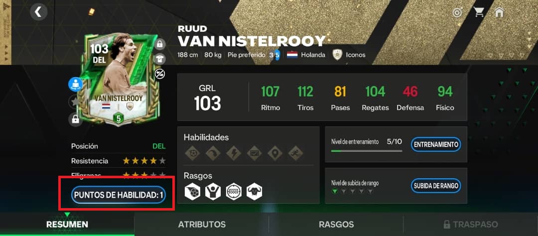 subir habilidades fc mobile
