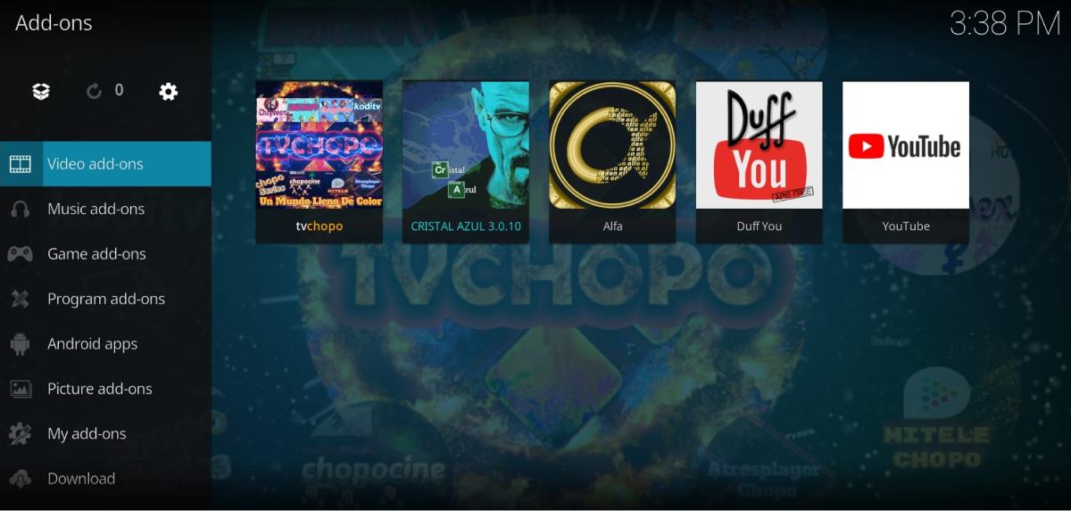 TV Chopo cierra sus puertas: por qué no aparecen contenidos en este addon de Kodi