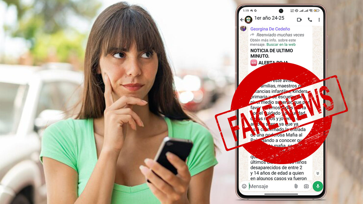 Buscar en la web: cómo saber si un mensaje reenviado de WhatsApp es un bulo