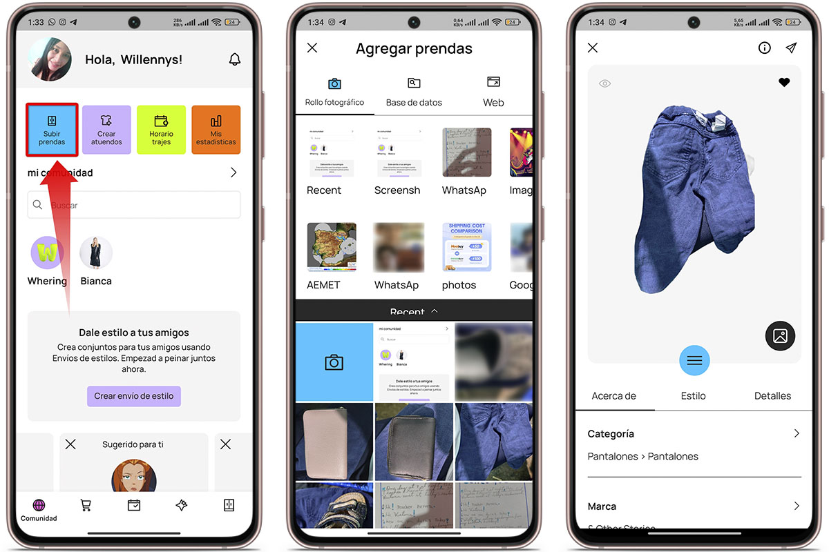 Pasos para Cómo crear tu armario virtual en Whering