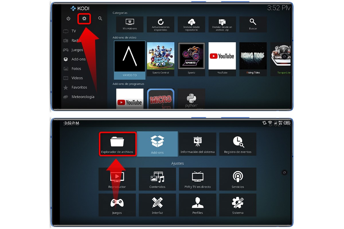 Cómo instalar addons de Kodi para ver deportes gratis paso a paso