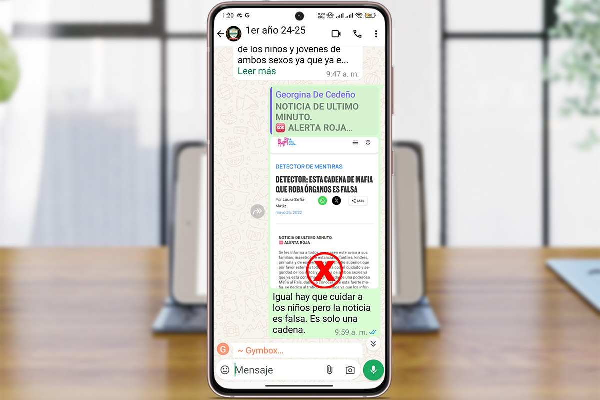 Cómo saber si un mensaje reenviado de WhatsApp es un bulo o fake news: no confíes en cadenas de WhatsApp