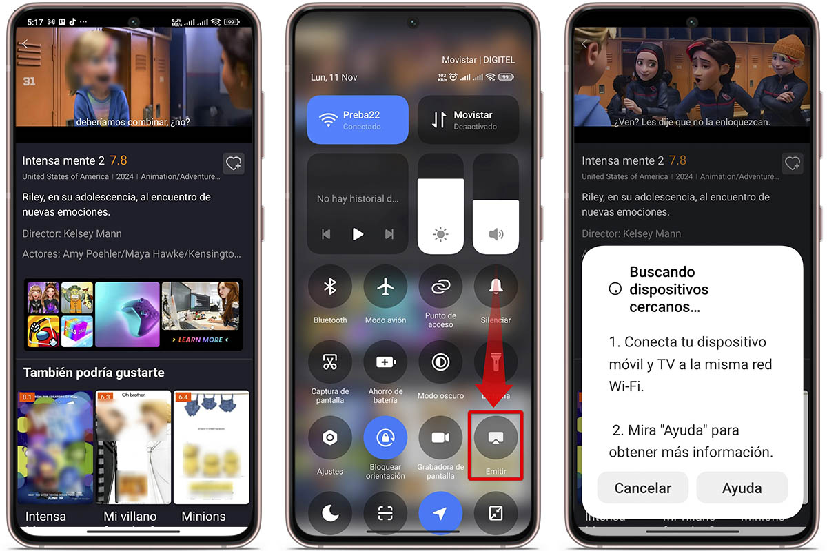 Cómo transmitir pantalla en MagisTV del móvil a la tele