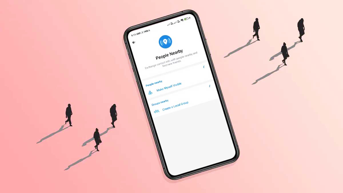 personas cerca telegram