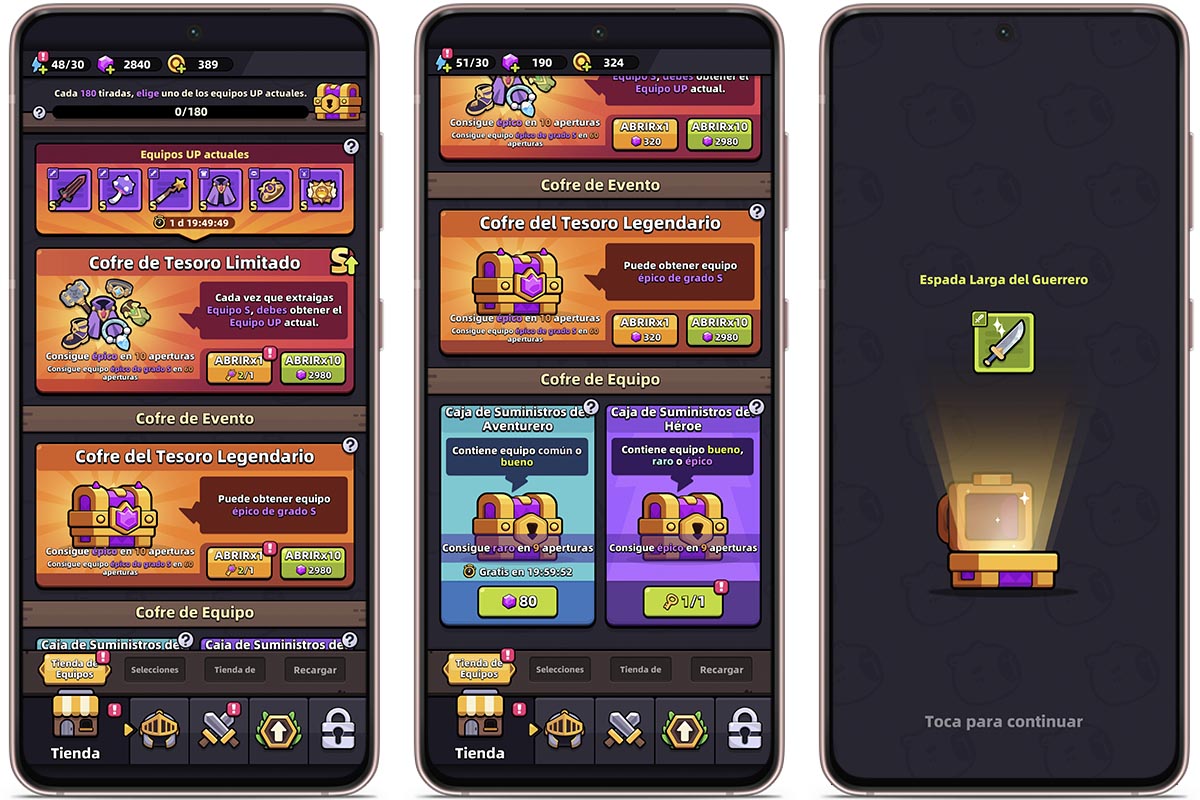 Estos son los tipos de cofres disponibles en Capybara Go!