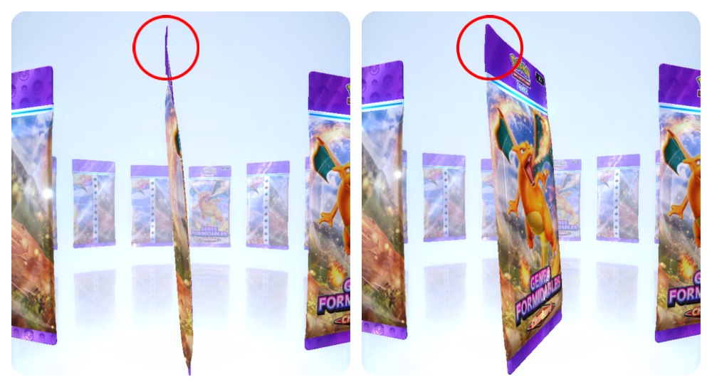 truco jcc pokemon pocket sobre doblado