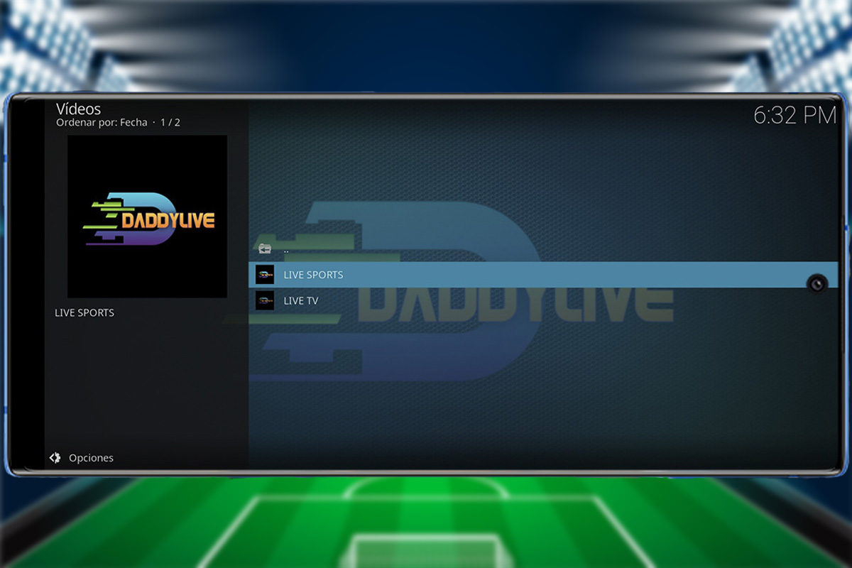 Addons para ver fútbol gratis - Daddylive