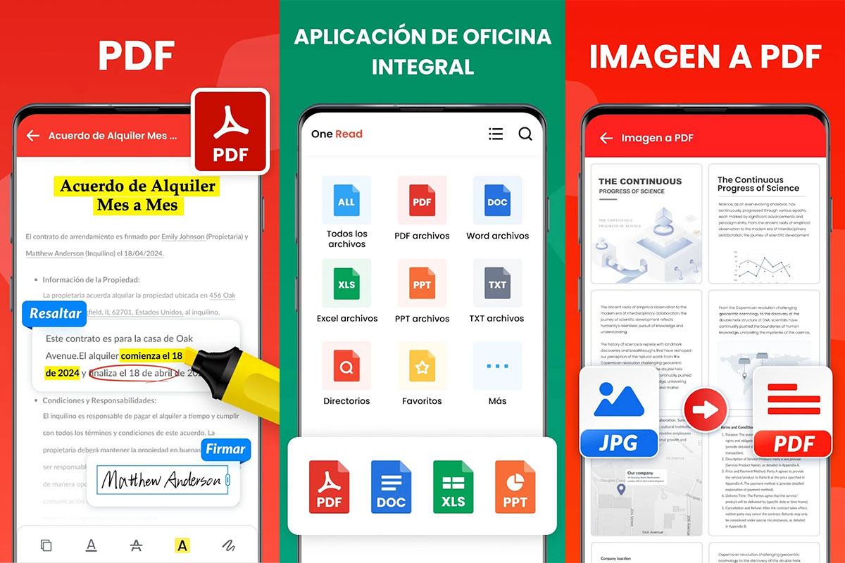 Apps de lector de PDF gratis sin anuncios - Lector de todos los documentos