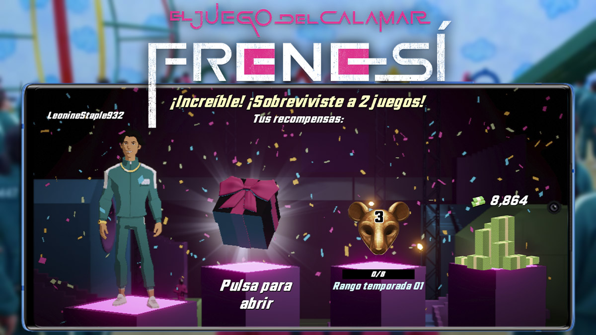Como conseguir recompensas en El juego del calamar-Frenesi