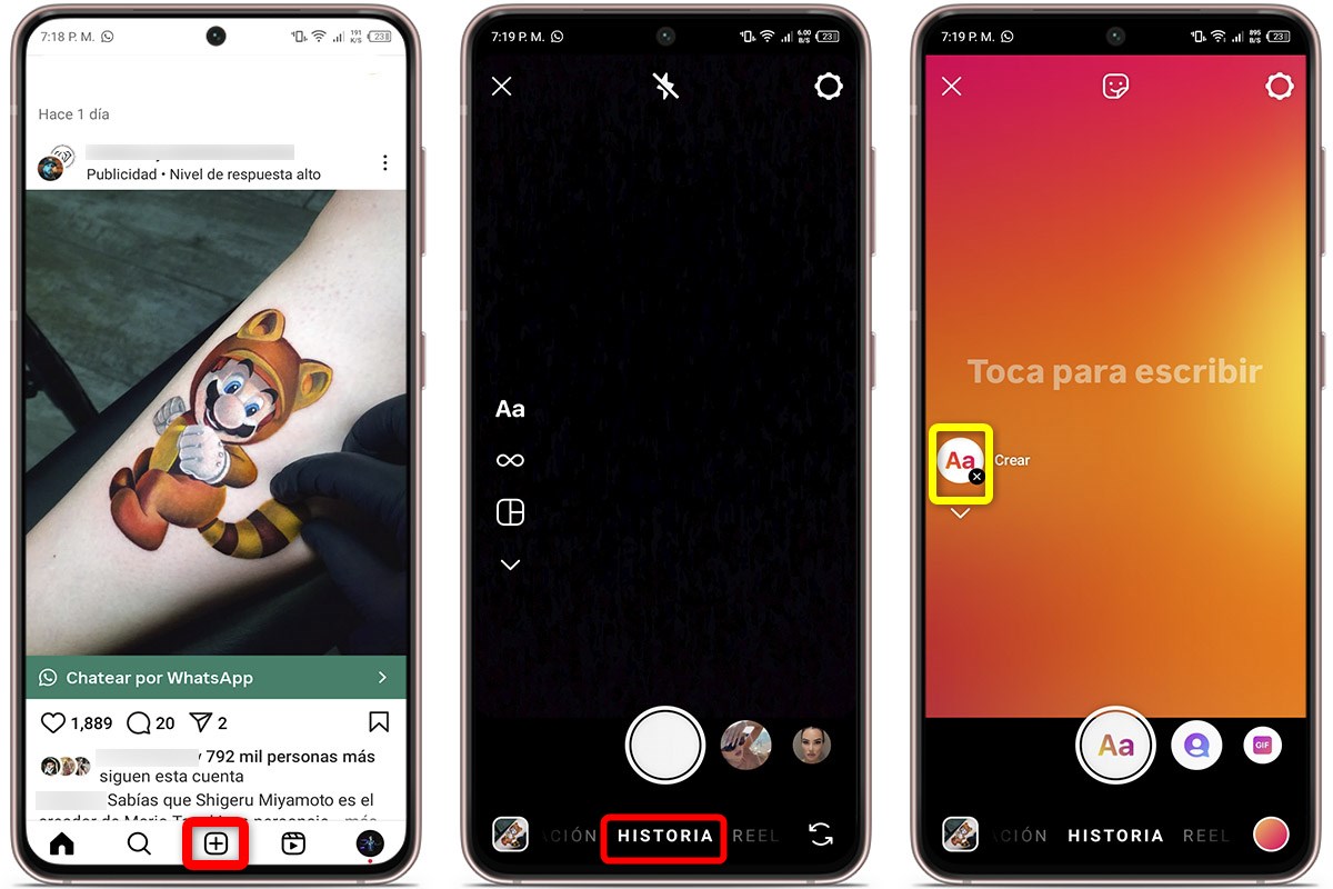 Pasos para hacer una plantilla de propósitos para Instagram Stories