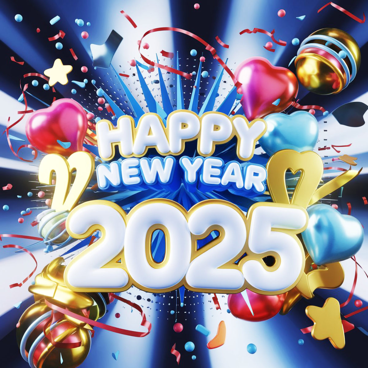 Feliz Año Nuevo con estilo y energía