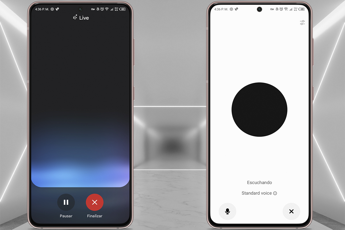 Gemini Live vs ChatGPT por voz: velocidad de respuesta