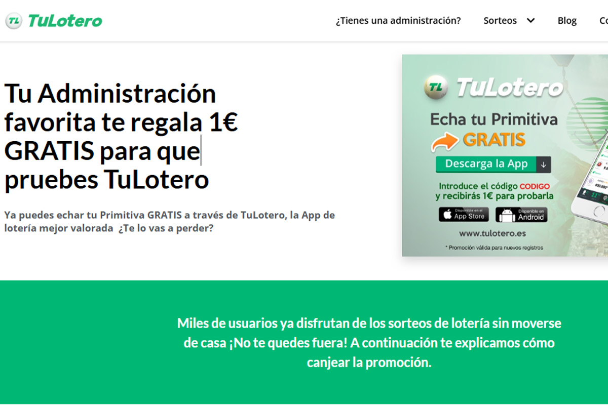 Mejores páginas web para encontrar códigos promocionales para la app TuLotero - Tulotero promociones
