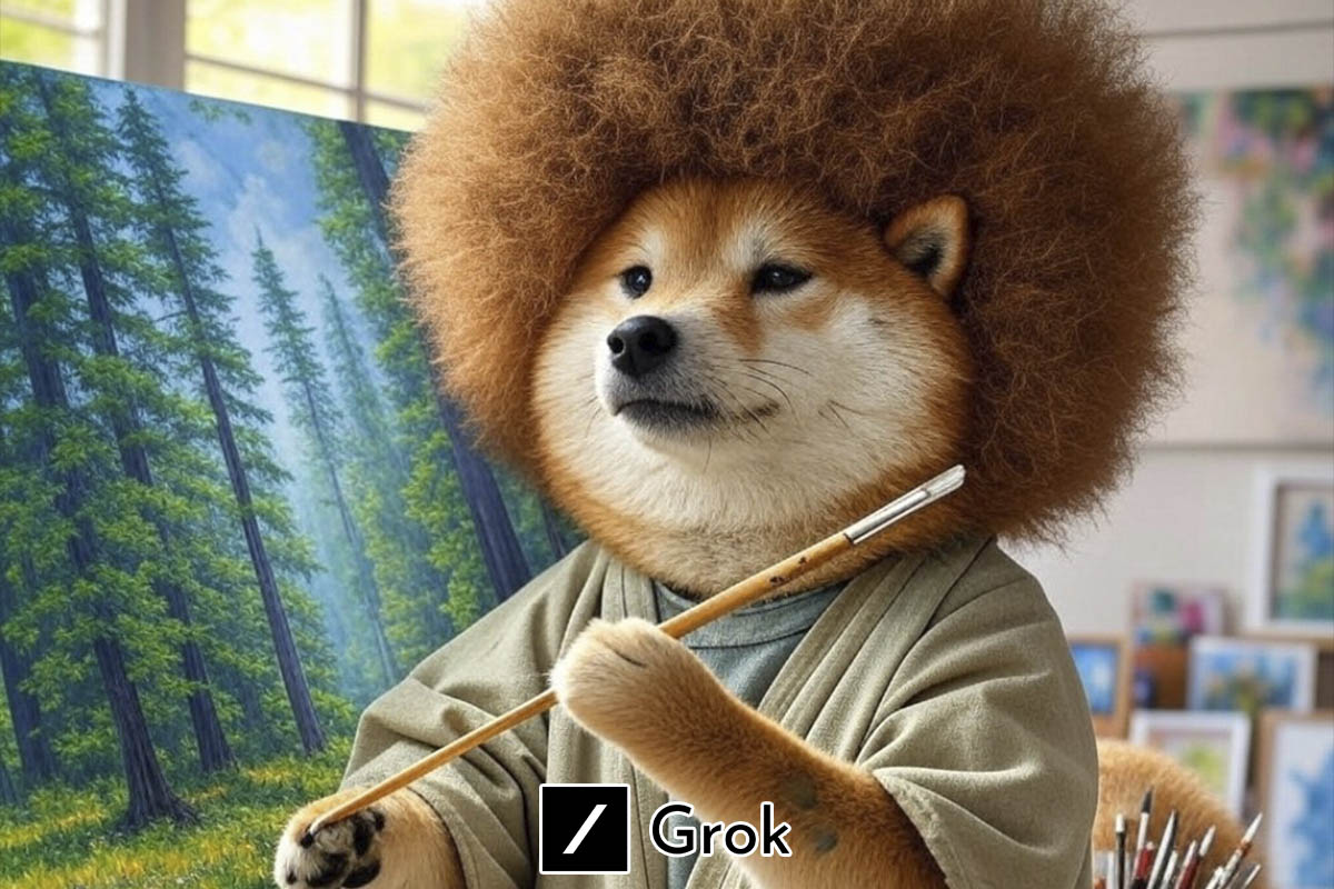 Doge Ross, el pintor cripto-artístico