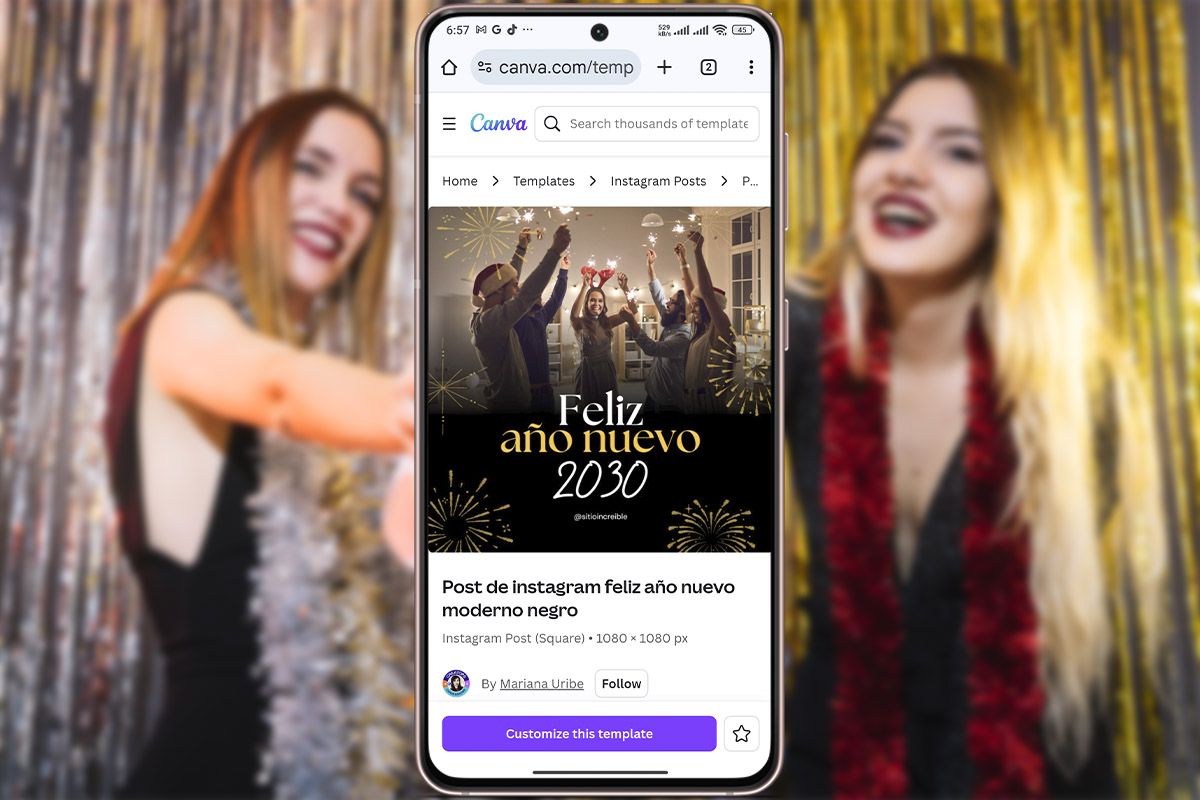 Plantillas con propósitos de año nuevo para Instagram Stories - Moderna y negra