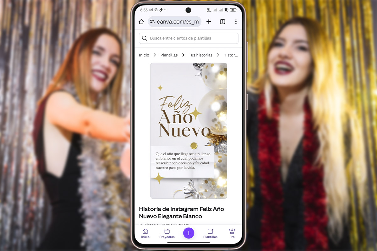 Plantillas con propósitos de año nuevo para Instagram Stories - Elegante y blanca