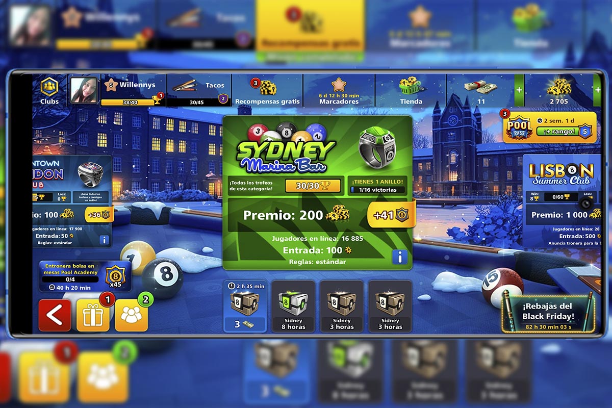 Trucos para ganar siempre en 8 Ball Pool - Enfรณcate en conseguir anillos