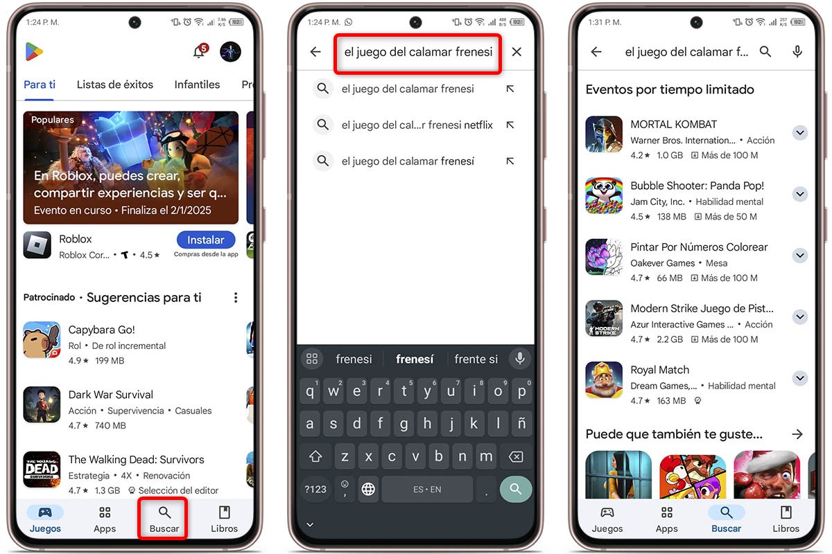 Así puedes descargar El juego del calamar: Frenesí de forma oficial desde App Store