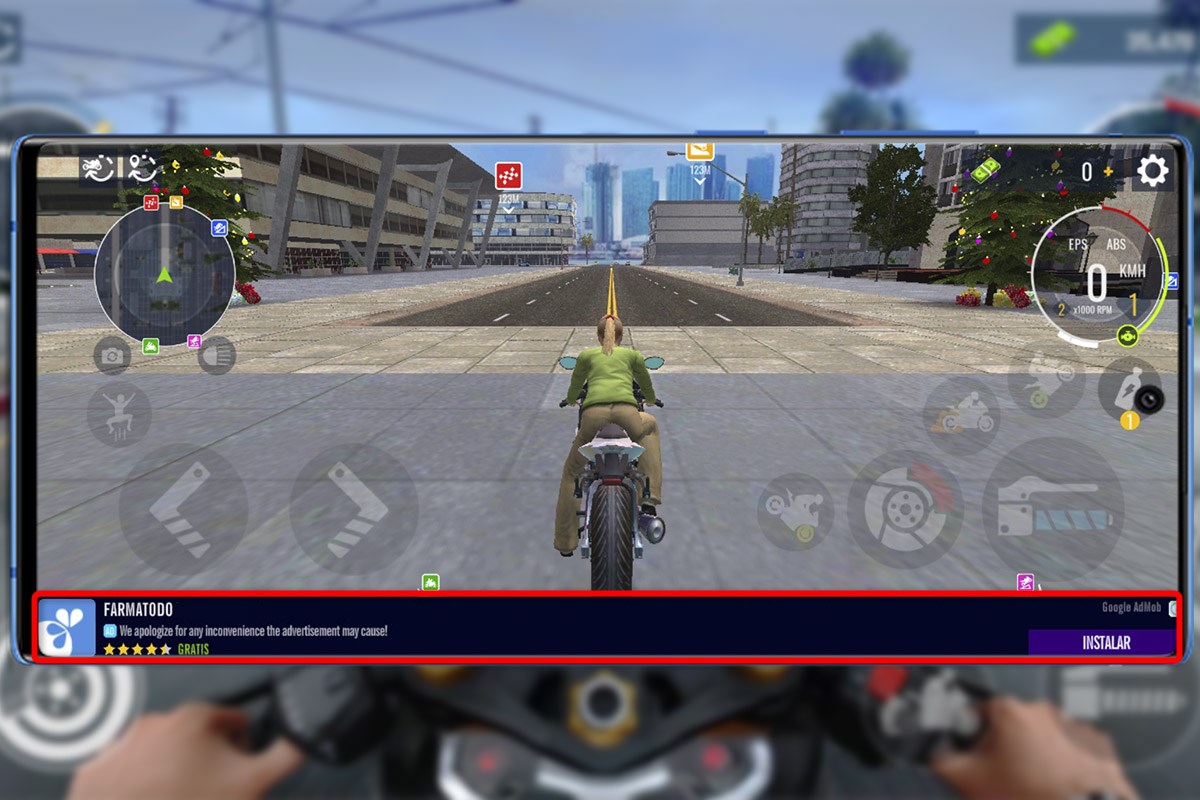 Por qué no debes descargar estos juegos de conducción de motos en Google Play Store - Publicidad