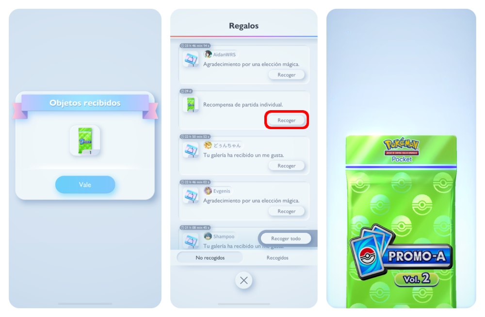 sobres de promocion evento botin venusaur de jcc pokemon pocket