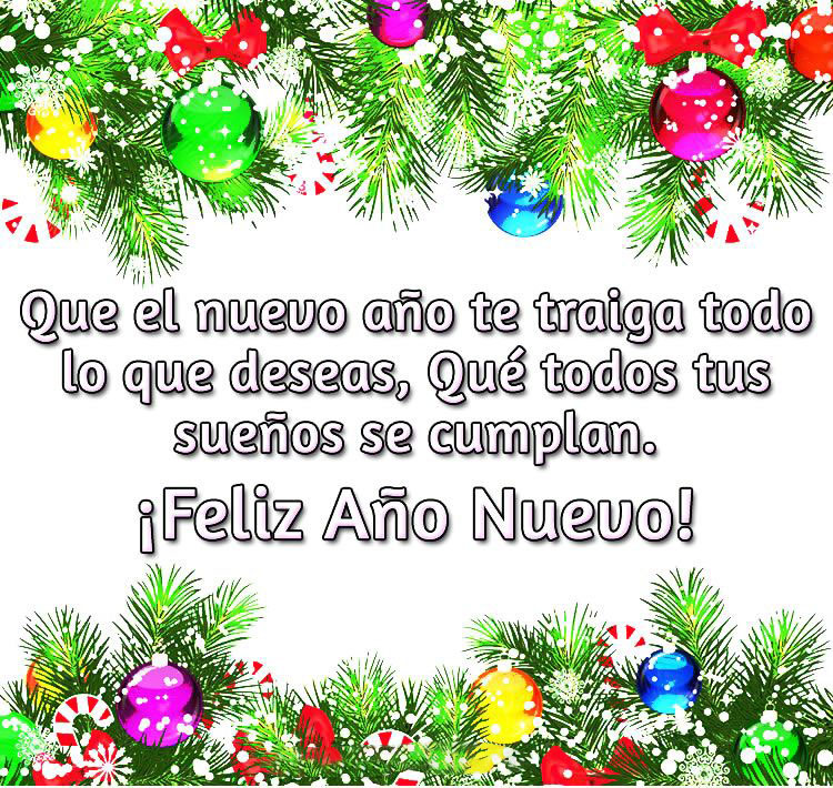 Un deseo cargado de felicidad y emoción