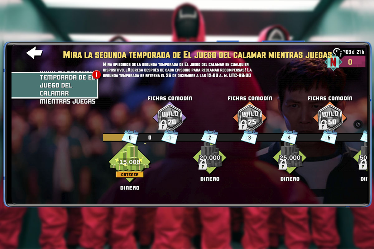 Formas de conseguir recompensas en 'El juego del calamar: Frenesí' - Ver la temporada 2 de 'El juego del calamar'