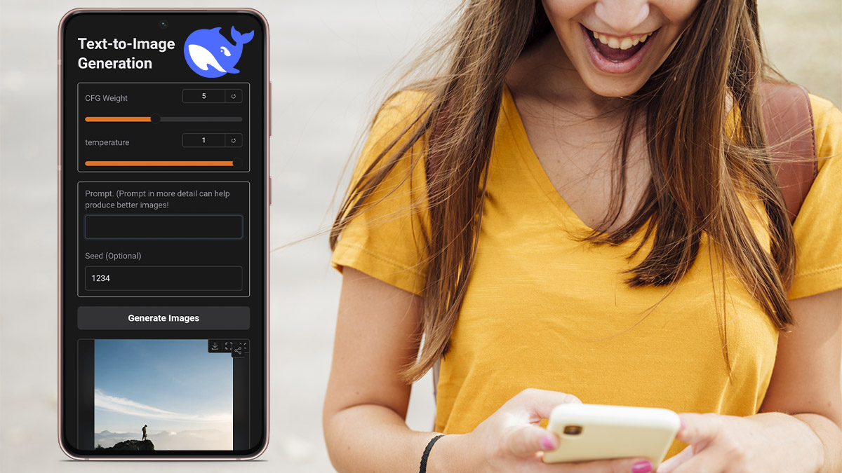 Cómo crear imágenes con DeepSeek desde el móvil