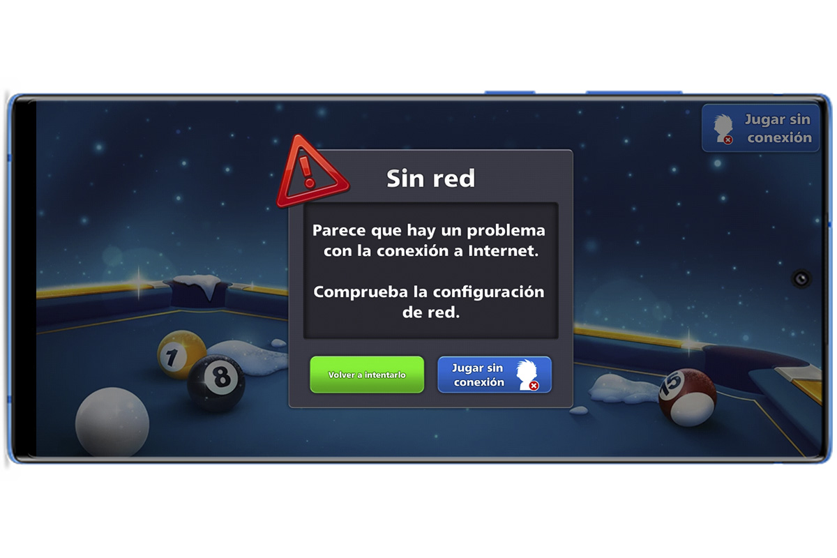 Por qué motivo aparece el mensaje de error conexión perdida en 8 Ball Pool
