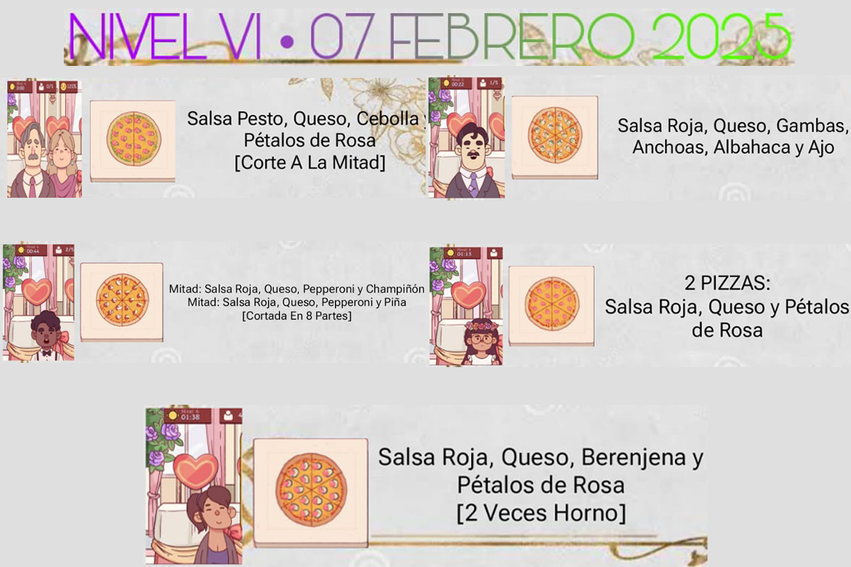 Evento de San Valentín 2025 de Buena Pizza Gran Pizza - Nivel 6