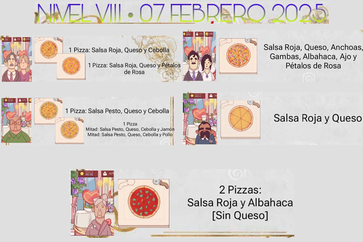 Evento de San Valentín 2025 de Buena Pizza Gran Pizza - Nivel 8