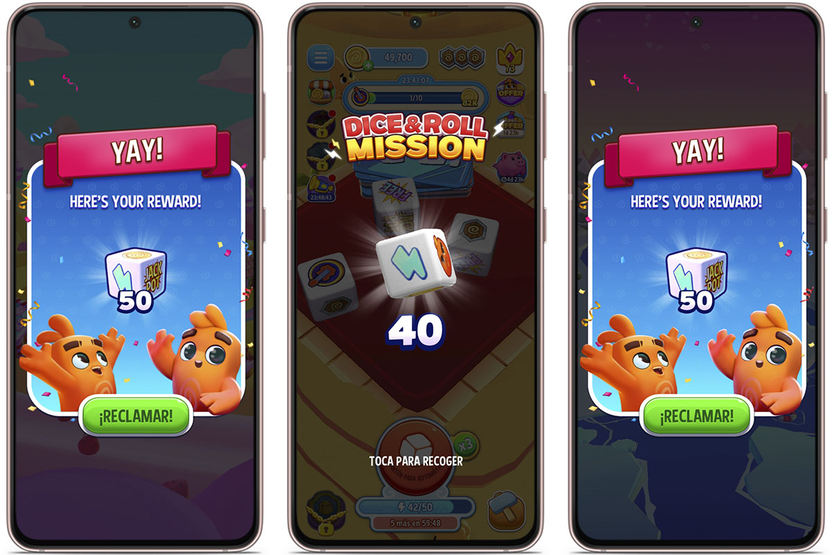 Trucos para conseguir tiradas y monedas gratis en Dice Dreams - Reclama los enlaces de tiradas