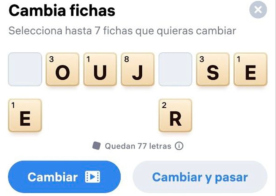cambia fichas easy words trucos