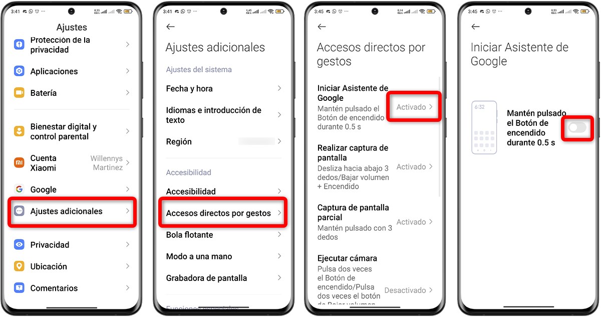 Así puedes desactivar Gemini en el botón de apagado de tu móvil