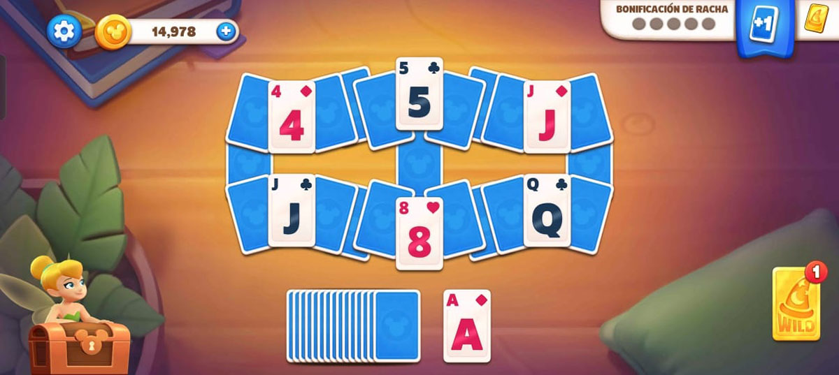 disney solitaire monedas