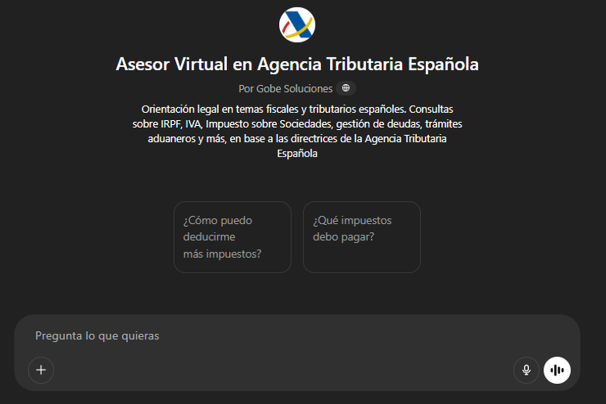 GPT personalizados para resolver tus dudas sobre la Declaración de la Renta 2024 - Asesor Virtual en Agencia Tributaria Española