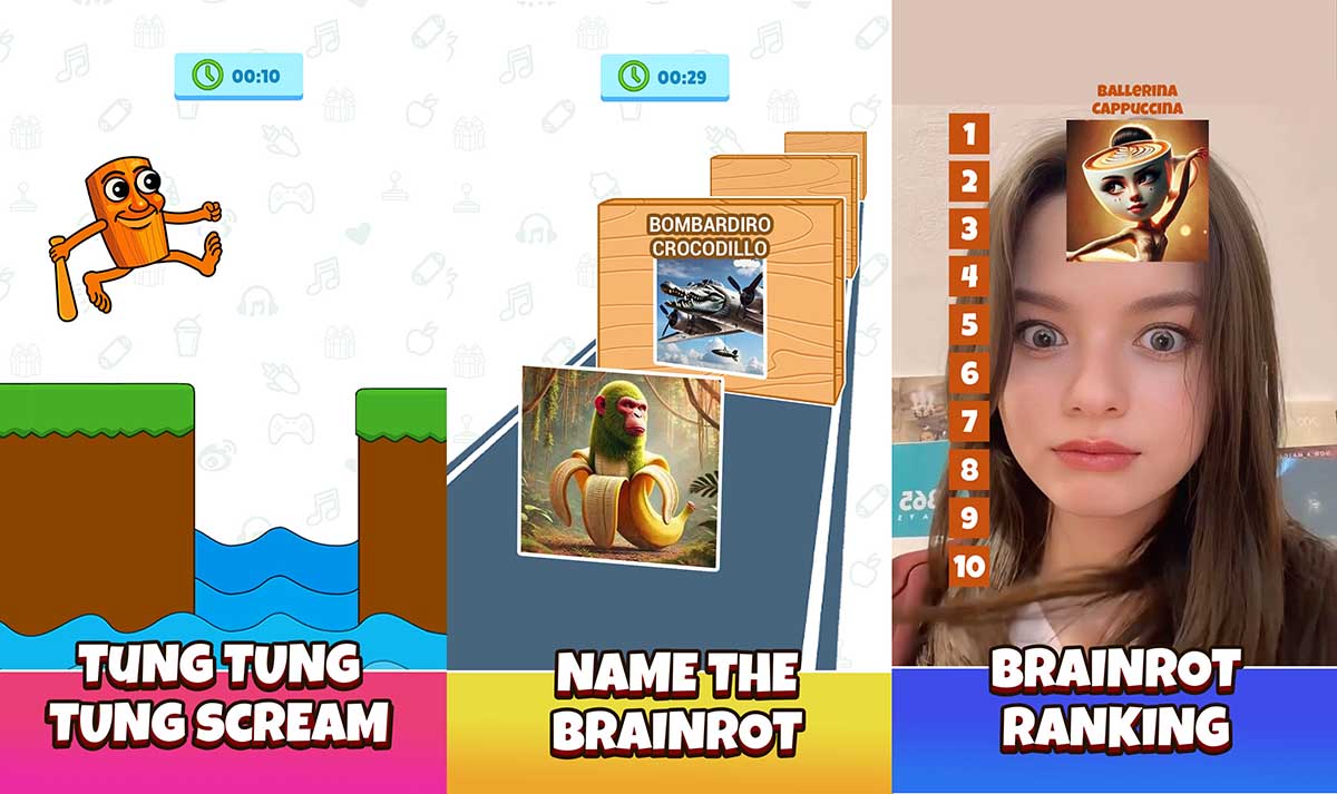 Brainrot Tip Tap Challenge